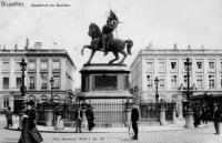carte postale de Bruxelles Statue de Godefroid de Bouillon