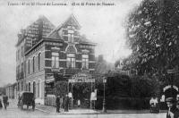 carte postale ancienne de Woluwe-St-Pierre Hôtel - Café - Restaurant du Chien Vert avenue de Tervueren