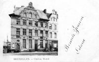 carte postale de Bruxelles Cheval Marin