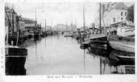carte postale de Bruxelles Quai aux Barques
