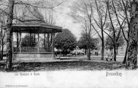 carte postale ancienne de Uccle Le kiosque square Brumann