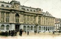 carte postale de Bruxelles La Poste Centrale