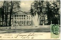 carte postale de Bruxelles Le Palais de la Nation
