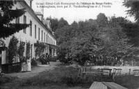 carte postale ancienne de Auderghem Grand-Hôtel-Café-Restaurant de l'Abbaye du Rouge Cloître.