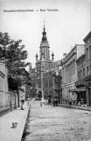 carte postale ancienne de Schaerbeek Rue Verwée