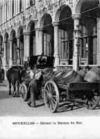 postkaart van Brussel Devant la maison du Roi