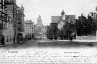 carte postale de Bruxelles Rue de la régence