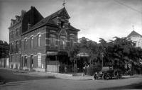 carte postale ancienne de Woluwe-St-Pierre Café-Restaurant-Hôtel du Chien Vert. 30 avenue de tervueren.