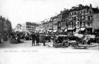 carte postale de Bruxelles Place du Sablon