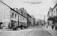 carte postale ancienne de Uccle Chaussée d'Alsemberg - Au Spytigen Duivel