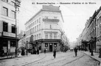 carte postale ancienne de Ixelles Chaussée d'Ixelles et de Wavre