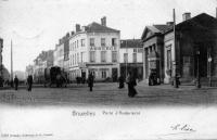 carte postale ancienne de Anderlecht Porte d'Anderlecht