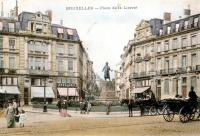 carte postale de Bruxelles Place de la Liberté