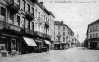 carte postale ancienne de Etterbeek Place Jourdan et rue du Cornet