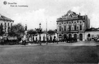 carte postale ancienne de Ixelles Place du Luxembourg