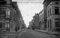 carte postale ancienne de Woluwe-St-Lambert Avenue Georges-Henri (coin av. du Prince Héritier)
