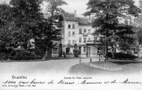 postkaart van Brussel Entrée du Parc Léopold