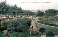 postkaart van Brussel Jardin botanique, vue du Boulevard