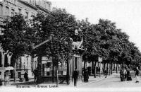 carte postale de Bruxelles Avenue Louise