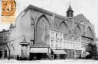 postkaart van Brussel L'église Saint-Nicolas près de la Bourse