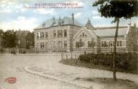 carte postale ancienne de Watermael-Boitsfort Nouvelle école communale et de Gymnase