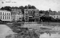 carte postale ancienne de Watermael-Boitsfort Les Hôtels (chaussée de la Hulpe avant création de l'av de la Foresterie)