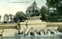 carte postale de Bruxelles Square Ambiorix