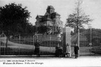 carte postale ancienne de Woluwe-St-Pierre Villa des étangs