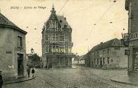postkaart van Evere Entrée du village. Croisement chaussée d' Helmet et de la rue du tilleul