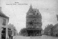 postkaart van Evere Croisement chaussée d'Helmet et rue du tilleul.