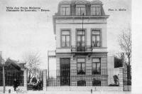 postkaart van Evere Villa des Trois Maisons. Chaussée de Louvain