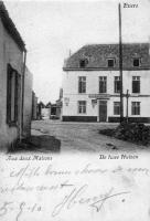 carte postale de Evere Aux deux Maisons. Chaussée de Louvain