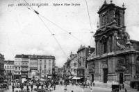 postkaart van Sint-Joost Eglise et Place St-Josse