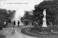 carte postale de Bruxelles Square Marie-Louise - La Cigale