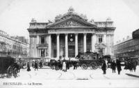 postkaart van Brussel La Bourse