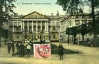 carte postale de Bruxelles Palais de la Nation