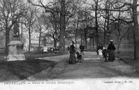 carte postale de Bruxelles Dans le jardin botanique