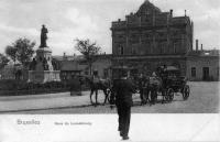 postkaart van Brussel Gare du Luxembourg