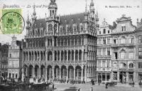 carte postale de Bruxelles La Grand Place