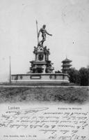 carte postale ancienne de Laeken Fontaine de Bologne