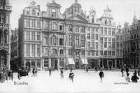 carte postale de Bruxelles Grand Place