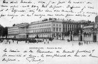 carte postale de Bruxelles Palais du Roi