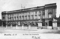 carte postale de Bruxelles Le Palais des Académies