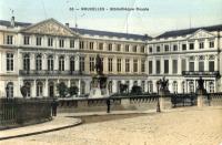 carte postale de Bruxelles Bibliothèque royale