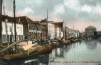 carte postale de Bruxelles Quai au Foin - Théatre Flamand