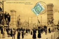postkaart van Brussel Entrée principlae