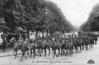 postkaat van  1ste regiment gidsen - Louizalaan