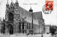 carte postale de Bruxelles Eglise du Sablon