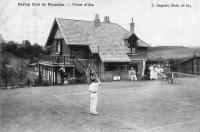 carte postale ancienne de Uccle Tennis Racing club de Bruxelles - Vivier d'Oie