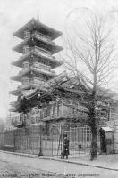 carte postale ancienne de Laeken Parc Royal - Tour Japonaise